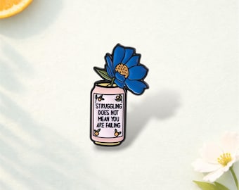 Emotional Healing Enamel Pin It’s Gonna Be Okay Mental Health Pin Struggling Not Failing Motivational Self Care Gift Anxiety Support Pin
