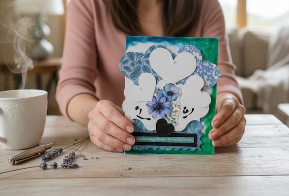 Handmade A2 Greeting Cards – Blank Inside, Custom Occasion Cards (Birthday, Anniversary)