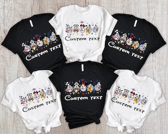 Gepersonaliseerd Disney Cruise Family-shirt, aangepast Disney Trip-T-shirt, bijpassend vakantieshirt