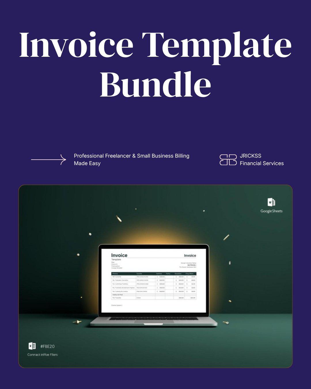 Invoice Template Bundle | Professional Freelancer Small Business ...