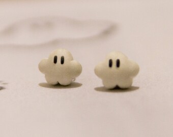 Nintendo Mario Cloud Earrings