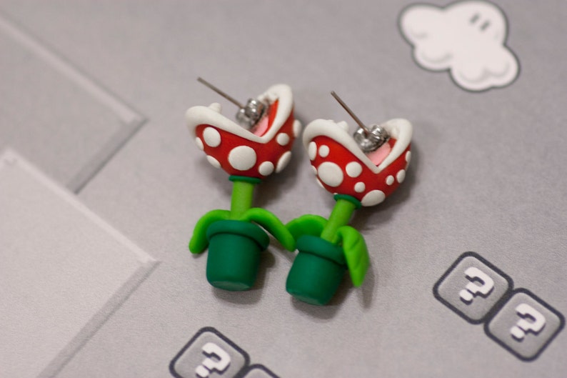 YOUCH Piranha Plant Earrings Mario image 5