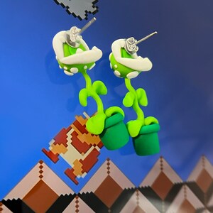 YOUCH Piranha Plant Earrings Mario image 2