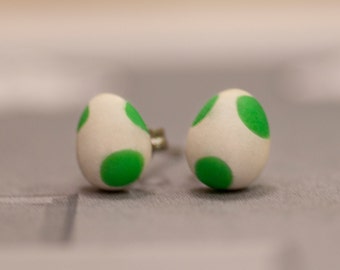 Yoshi Egg Earrings