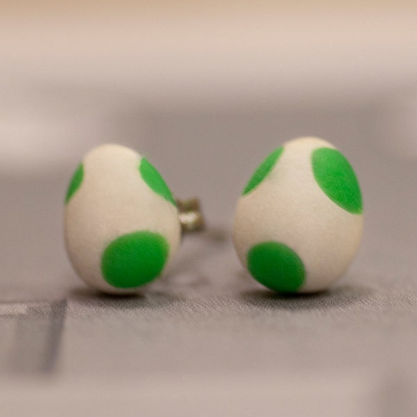 Yoshi Egg Earrings