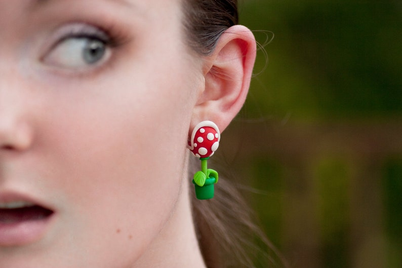 YOUCH Piranha Plant Earrings image 2