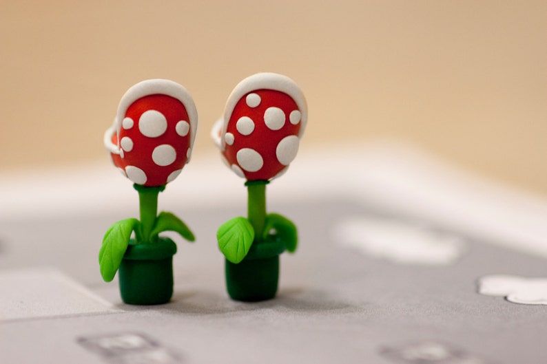 YOUCH Piranha Plant Earrings Mario image 3