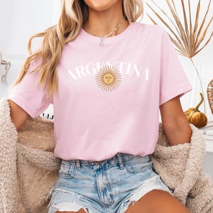 Argentina: Personalized World Cup 2026 Soccer Shirt, Messi Jersey Gifts for Argentinian, Argentina Lover Tee Argentine Flag T-Shirt Gift immagine 6