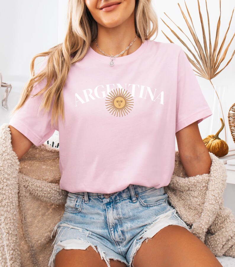 Argentina: Personalized World Cup 2026 Soccer Shirt, Messi Jersey Gifts for Argentinian, Argentina Lover Tee Argentine Flag T-Shirt Gift immagine 6