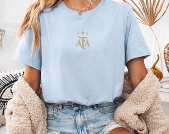 AFA Shirt Argentina Lover Gift, Soccer Fan Messi Tee World Cup 2026 Gifts for Argentinian Argentine Flag T-Shirt Futbol Argentino TShirt