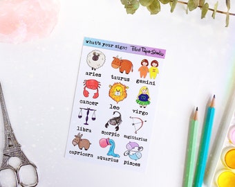 What's your sign? sticker sheet