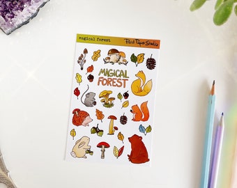 Magical Forest sticker sheet