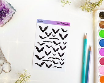 Bats sticker sheet