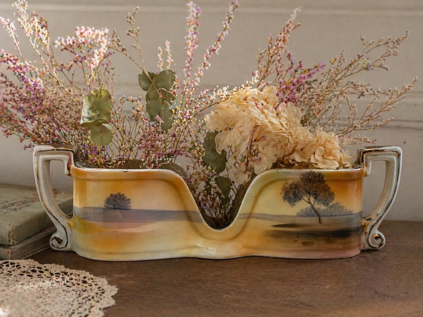 Antique nippon vase - Etsy 日本