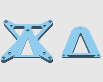 Suporte de parede universal para monitor de 100 x 100 mm e 75 x 75 mm | Arquivo digital