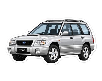 2000 Subaru Forester SF5 (Silver) Sticker