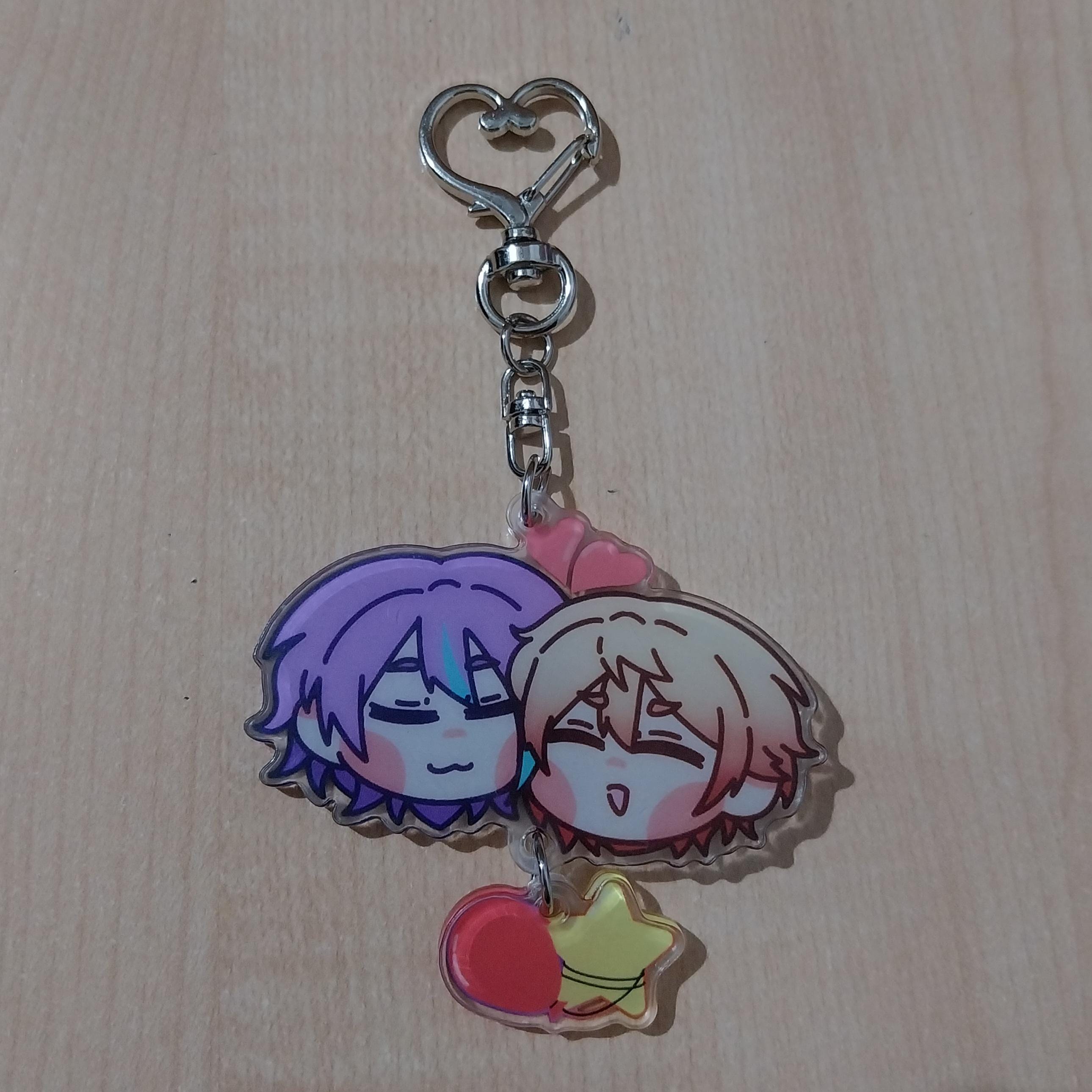 Custom Acrylic Keychain Commissions - Ocs & Canon Characters/fanarts ...