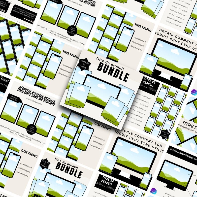235 Canva Mockup Templates | Digital Product Mockup Pack | Etsy ...