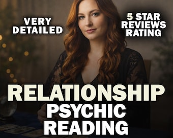 Relationship Psychic Reading, Accurate Intuitive Tarot Forecast, Detailed Honest In-Depth Messages, Spiritual Medium Insight, Fast Delivery