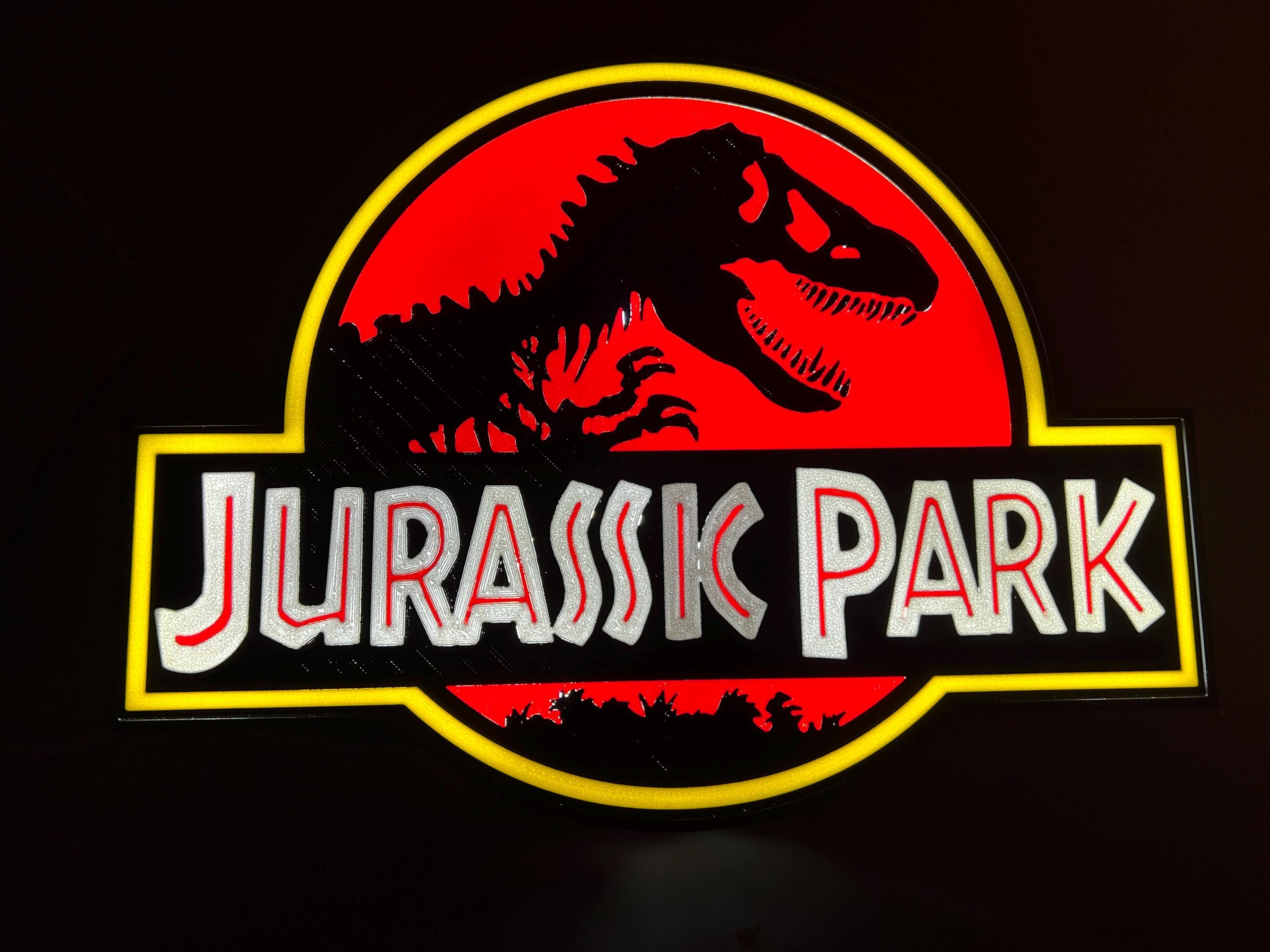 Jurassic Park Inspired - LED Sign - Etsy