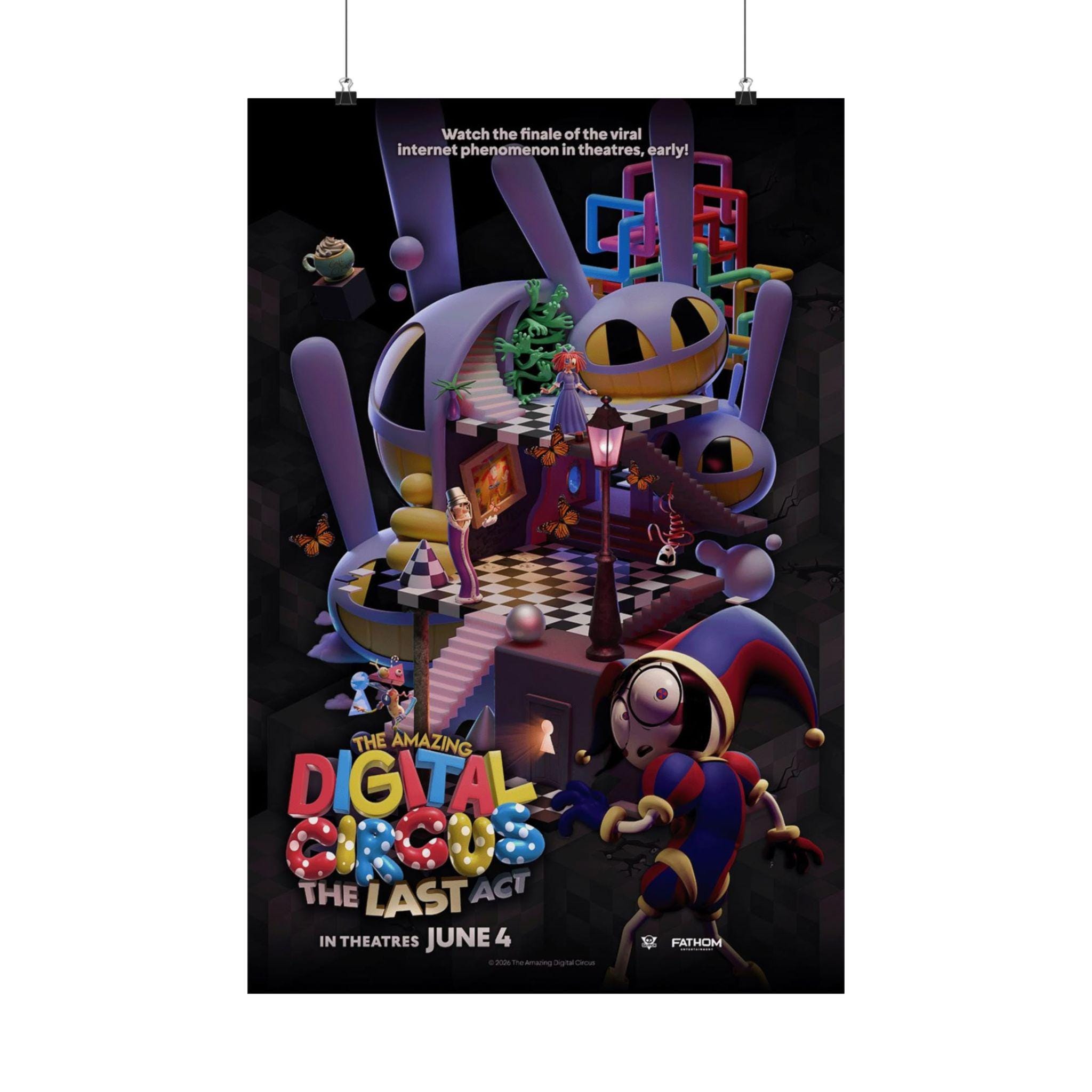 The Amazing Digital CIRCUS LAST ACT ポスター The Amazing Digital Circus the Last Act Poster | Matte Vertical