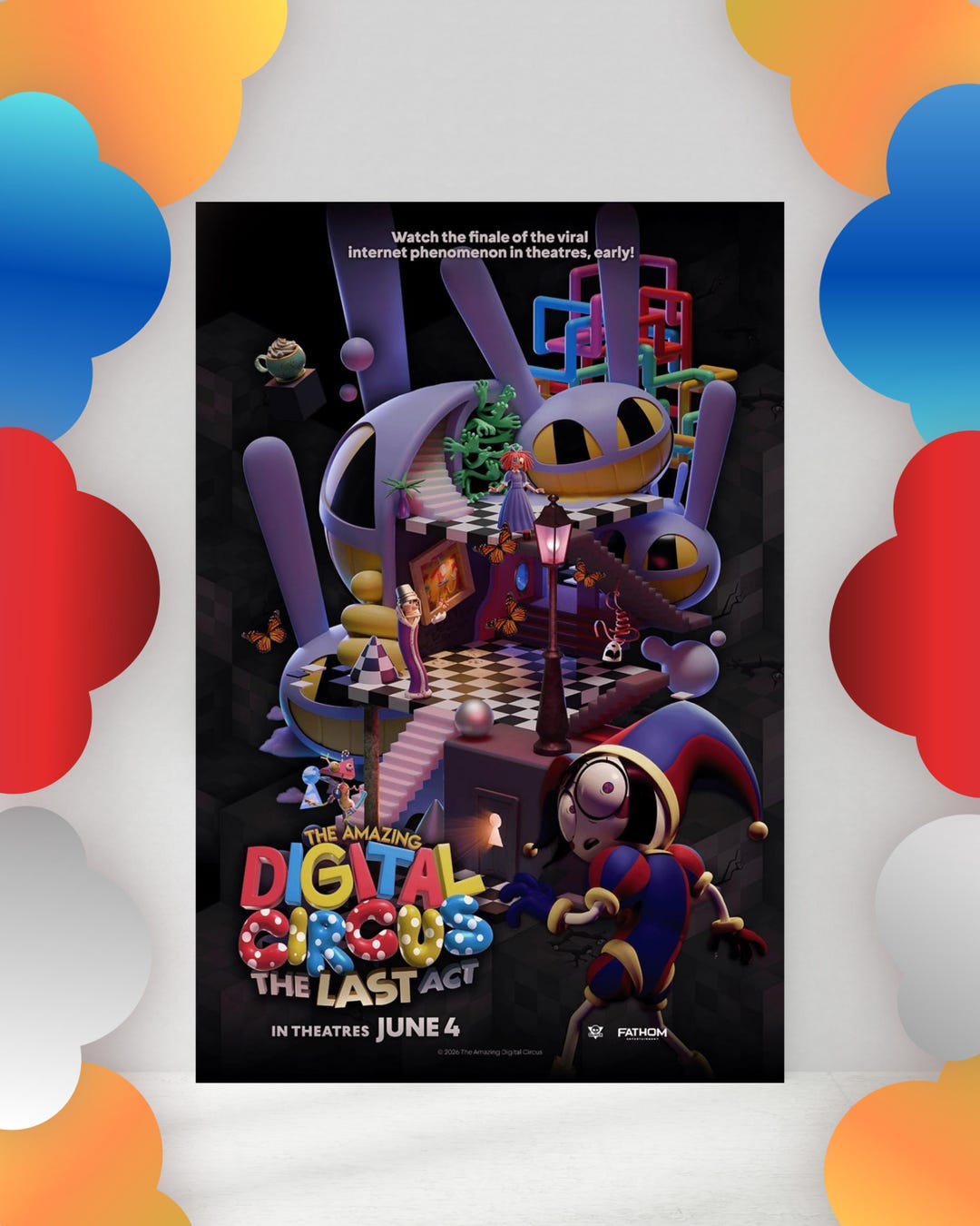 The Amazing Digital Circus the Last Act Poster | Matte Vertical