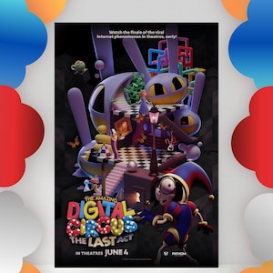 The Amazing Digital Circus The Last Act Poster | Matte Vertical Poster