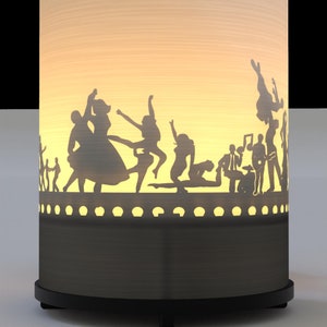 Dancing Premium Gift Box Silhouet Motif Candle met prachtig schaduwspel voor dansliefhebbers Perfect cadeau-idee afbeelding 9