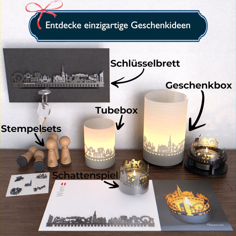 Vienna Skyline Shadow Play: Captivating Candle Attachment for Enchanting Shadow Play - Perfect Souvenir for Vienna Enthusiasts! image 9