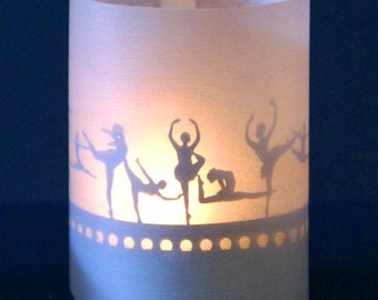 Ballet Gift Tube Shadow Play Candle - Enchanting Silhouette Projection for Ballet Enthusiasts - Perfect Dance-Themed Gift!