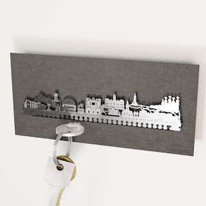 Tube cadeau souvenir de Lyon - Design imprimé de monuments emblématiques - Souvenir ou cadeau idéal pour les fans de Lyon - Haute qualité et élégant