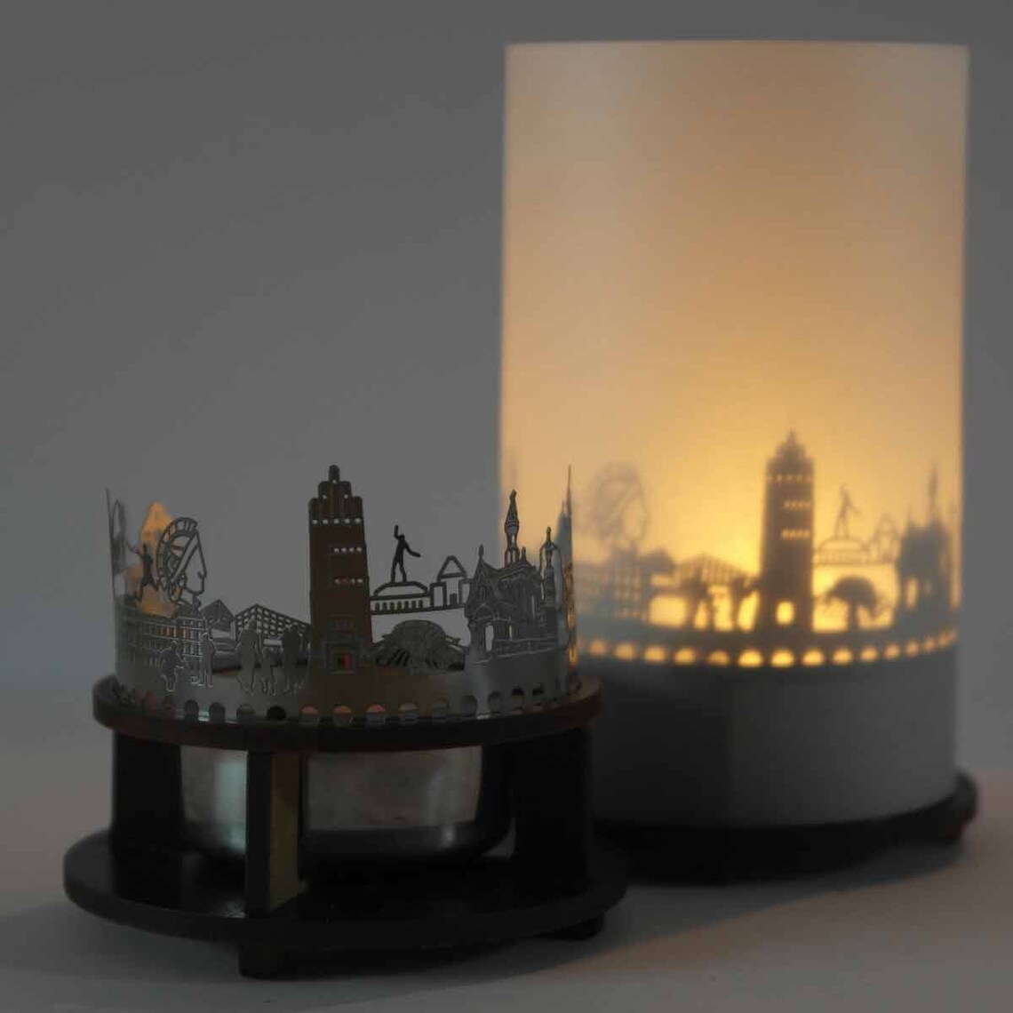 Darmstadt Skyline Candle Votive Premium Gift Box 3D Etsy