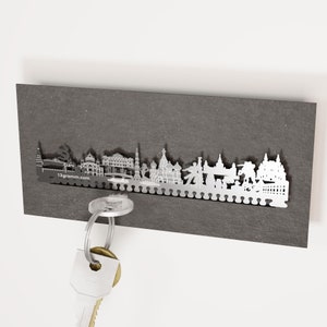 Tubo de regalo de recuerdo de Moscú: hermoso diseño de horizonte, recuerdo de viaje perfecto de Moscú, regalo ideal para los entusiastas de Moscú