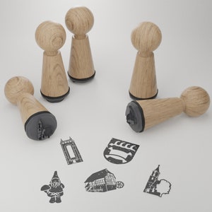 Set di francobolli ricordo di Pfullingen - Punti di riferimento accattivanti e bei motivi di questa affascinante città tedesca - Regalo perfetto per gli appassionati!