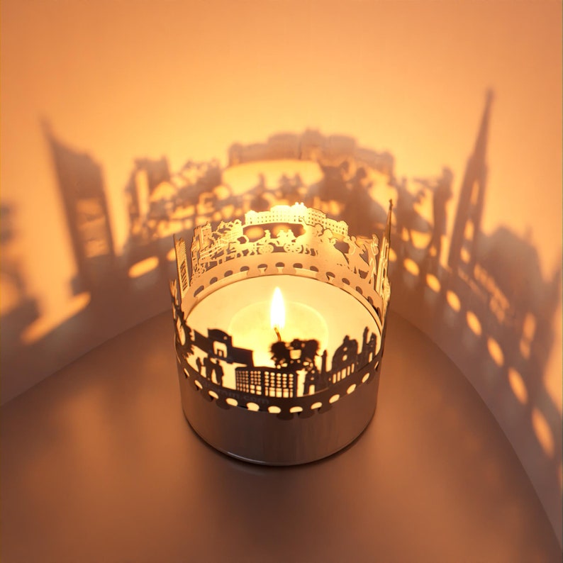 Vienna Skyline Shadow Play: Captivating Candle Attachment for Enchanting Shadow Play - Perfect Souvenir for Vienna Enthusiasts! image 3