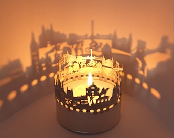 Budapest Skyline Shadow Play: Splendido attacco per candela lanterna - Souvenir per i fan di Budapest