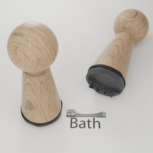 Ensemble de tampons souvenir de bain Beaux motifs et vues de Bath Idée cadeau créative pour les passionnés Tampons en bois de haute qualité image 9