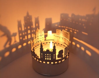 Salzburg Skyline Shadow Play – City Souvenir, Lantern Attachment