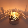 Brussels Skyline Shadow Play - Lantern Candle Attachment, Souvenir Gift for Brussels Fans - Beautifully Projects Iconic Silhouette product logo