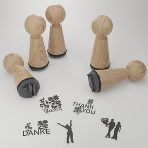 Kreatives Danke Stempelset mit magischen Motiven - Personalisierte Dankeskarten und Geschenke gestalten