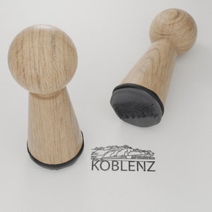 Koblenz Stempelset Kreative Geschenkidee mit bekannten Motiven und Sehenswürdigkeiten Für Koblenz Fans und Heimatliebhaber Bild 6
