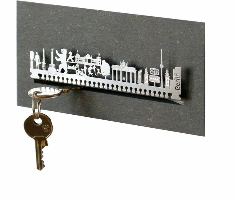 Berlin key rack souvenir key board in gift box modern key holder in urban design