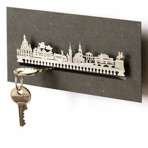 Dresden Souvenir Gift Tube: Stylish City Landmarks Silhouette Design, Perfect Dresden Gift/Souvenir - Ideal for Dresden Fans!