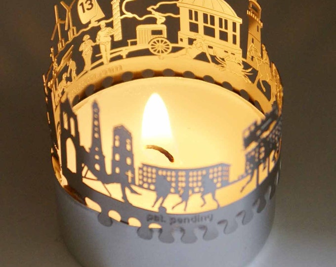 Birmingham Skyline Candle Votive Premium Gift Box 3D Etsy