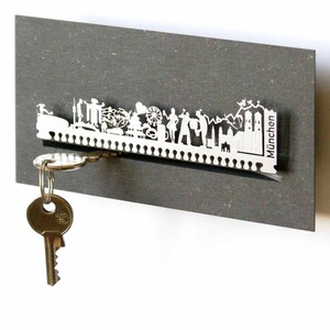 Munich Souvenir Gift Tube - Elegant & Exclusive Bavarian Keepsake with Munich Skyline Silhouette - Perfect City Memorabilia and Present!