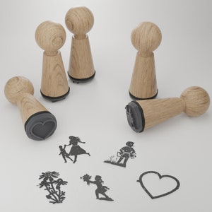 Set di timbri per la festa della mamma - Bellissimi motivi per regali personalizzati - Regalo perfetto per mamme furbe - Esprimi il tuo amore e la tua creatività
