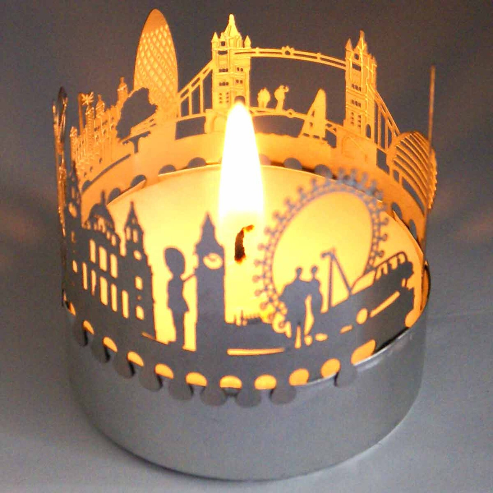 London Candle Votive Skyline Shadow Play Souvenir Gift 3D Etsy UK