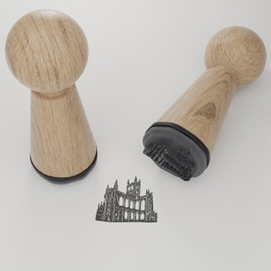 Ensemble de tampons souvenir de bain Beaux motifs et vues de Bath Idée cadeau créative pour les passionnés Tampons en bois de haute qualité image 2