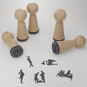 Zur Geburt Stempelset – Kreative Geschenkidee mit magischen Motiven für Grußkarten und Familienalben