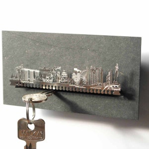 Tubo de regalo de recuerdo de Singapur: diseño icónico de silueta de horizonte/recuerdo y recuerdos premium de Singapur: ¡regalo de viaje perfecto!